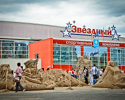 Песчаная скукльптура Понизовья