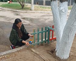 Команда студенческого совета АГПК приняла участие в очередном субботнике